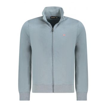 Hanorac fara gluga cu fermoar BALIS FZH SUM barbati -cu mini logo - Regular fit - Gri