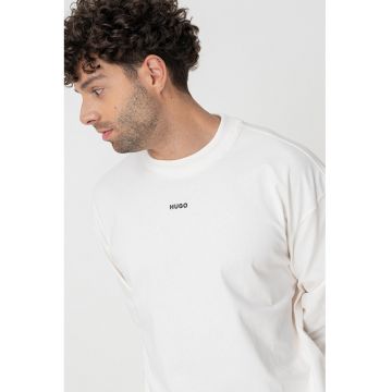 Bluza de trening cu decolteu la baza gatului
