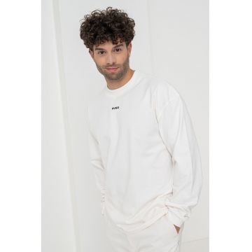 Bluza de trening cu decolteu la baza gatului Daposo