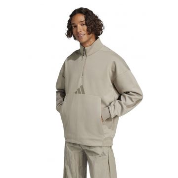 Bluza de trening cu fermoar scurt si buzunare cu fermoar Z.N.E.