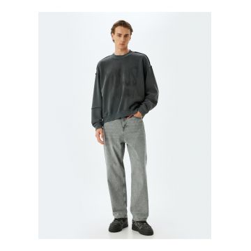 Bluza de trening cu maneci cazute