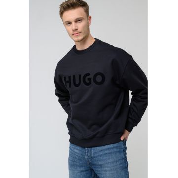 Bluza de trening de bumbac cu logo
