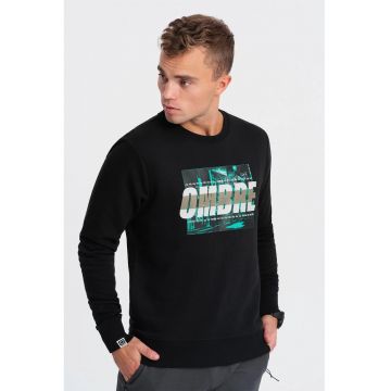 Bluza de trening din amestec de bumbac cu model grafic