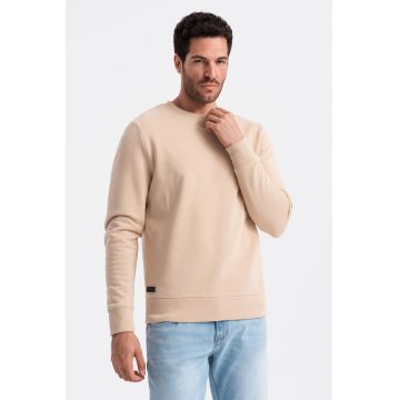 Bluza de trening din bumbac cu model uni