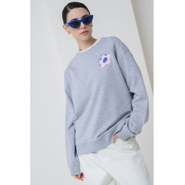 Bluza lejera de trening cu maneci cazute
