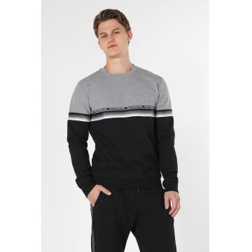 Bluza sport cu aspect colorblock