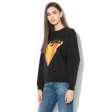 Bluza sport cu imprimeu logo