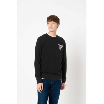 Bluza sport de bumbac organic cu logo