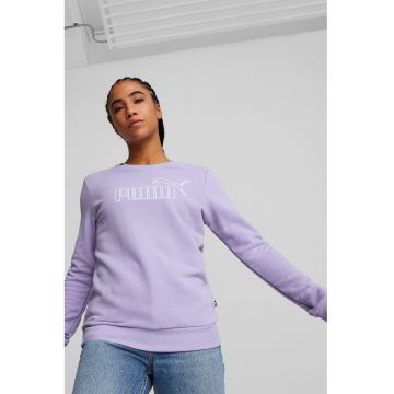 Bluza sport din amestec de bumbac cu broderie logo ESS