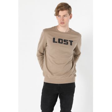 Bluza sport regular fit de bumbac