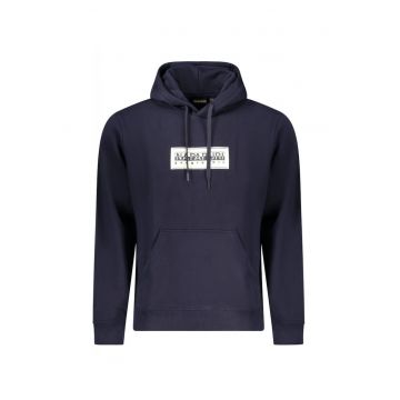 Hanorac barbati - cu imprimeu cu logo - Regular fit -  Bleumarin