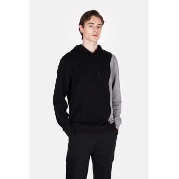 Hanorac colorblock cu snur