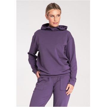 Hanorac dama  M1034 - violet - confortabil - versatil - bumbac -