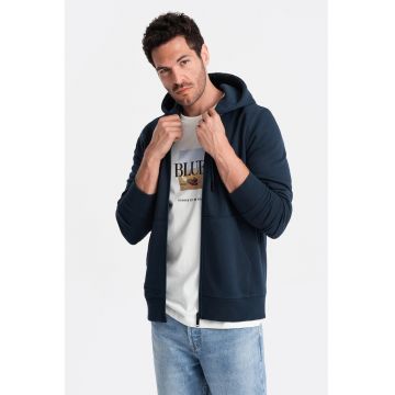 Hanorac  OM-SSBZ-0160 - Barbati - Cu fermoar - Cu gluga