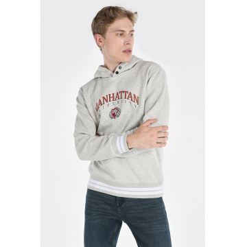 Hanorac regular fit cu imprimeu
