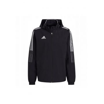Hanorac sport pentru barbati -  Poliester - Negru -