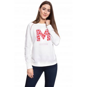 Bluza Dama -  Bea C Raglan - Croi Normal - 100% Bumbac - Fara Inchidere - Maneci Lungi - S Intl - Rosu