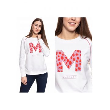 Bluza Dama -  Bea C Raglan - Croi Normal - 100% Bumbac - Fara Inchidere - Maneci Lungi - S Intl - Rosu