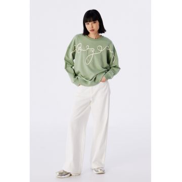 Bluza de trening cu broderie