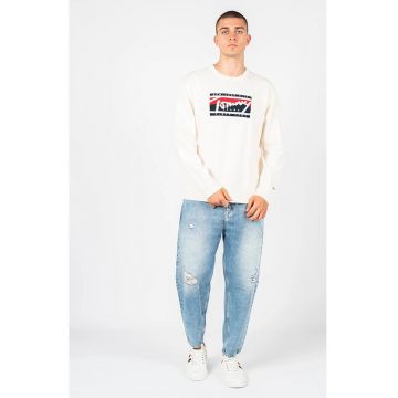 Bluza de trening cu detaliu logo -