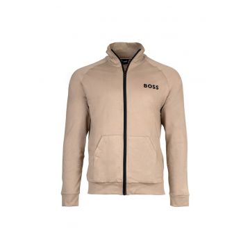 Bluza de trening din bumbac cu fermoar