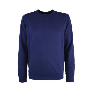 Bluza de trening uni cu decolteu la baza gatului -