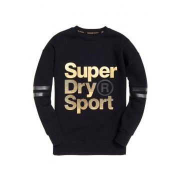 Bluza sport cu logo supradimensionat -