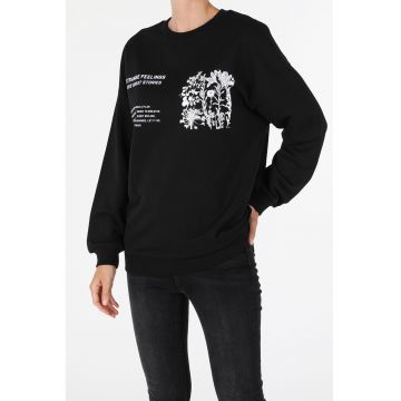 Bluza sport cu maneci bufante