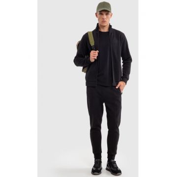 Bluzon cu fermoar din material pique WLADOR 906