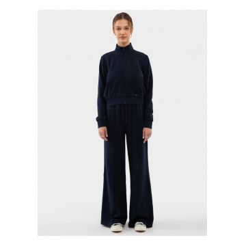 Bluzon cu fermoar si guler inalt CHITASANA ZIP 403