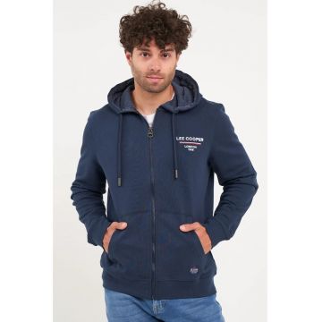 - Hanorac barbat cu fermoar si gluga ( DRESS BLUE