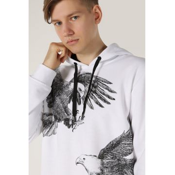 Hanorac / Bluza De Barbati Alb Cl1061757