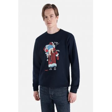 Hanorac / Bluza De Barbati Albastru Marin Regular Fit Cl1061441