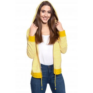 Hanorac Cu Fermoar -  Bridget H Stripe - Croi: Regular Fit - Inchidere: Fermoar - Compozitie Material: 100% Bumbac - Numar De Buzunare: 2 - S Intl - Multicolor