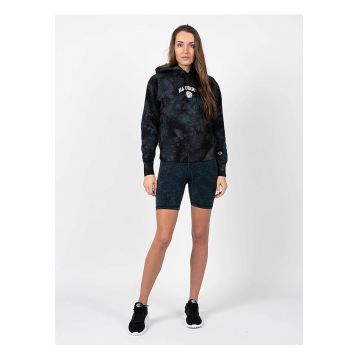 Hanorac cu imprimeu tie-dye - Negru -