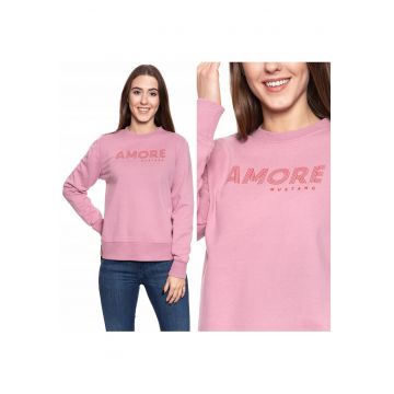 Hanorac Dama -  Bea C - Croi Normal - Fara Inchidere - 100% Bumbac - Roz - S Intl - Roz