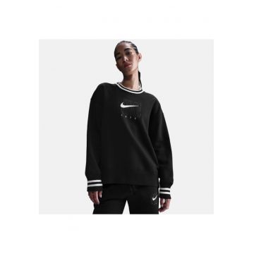 Hanorac dama  Phoenix Fleece - negru - bumbac