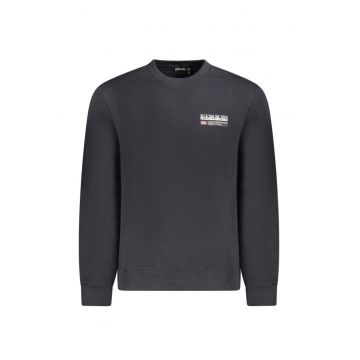Bluza barbati - cu mini logo - Regular fit - Negru -