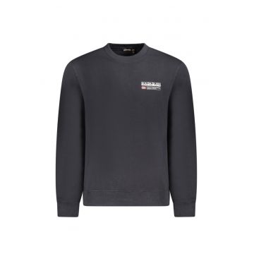Bluza barbati - cu mini logo - Regular fit - Negru -