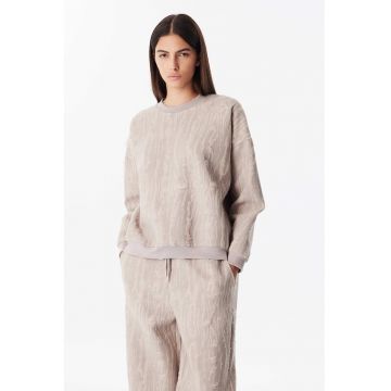 Bluza de trening cu detalii cu aspect deteriorat
