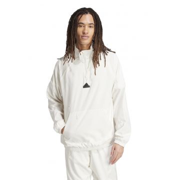 Bluza de trening cu fenta cu fermoar