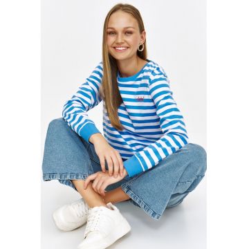 Bluza de trening cu model in dungi