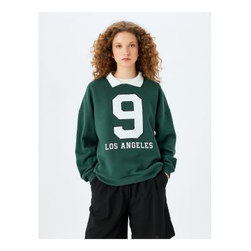 Bluza de trening lejera cu maneci cazute