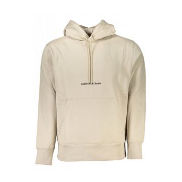 Hanorac barbati - cu imprimeu cu logo - Regular fit - bej -