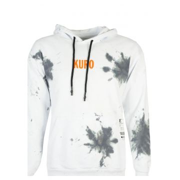 Hanorac cu imprimeu Shibori -