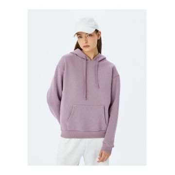 Hanorac regular fit cu buzunare kangaroo