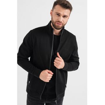 HUGO - Bluza de trening cu fermoar si buzunare laterale Skaz Mirror