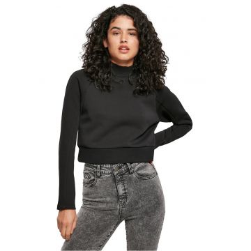 Bluza crop cu guler scurt