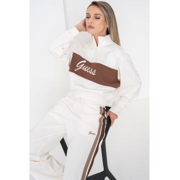 Bluza de trening cu fermoar scurt
