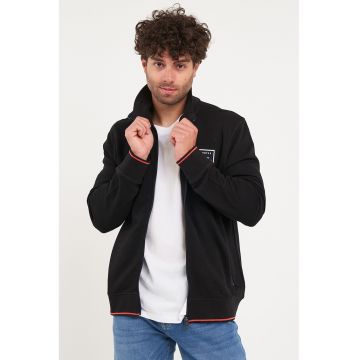 Bluza de trening cu fermoar si logo